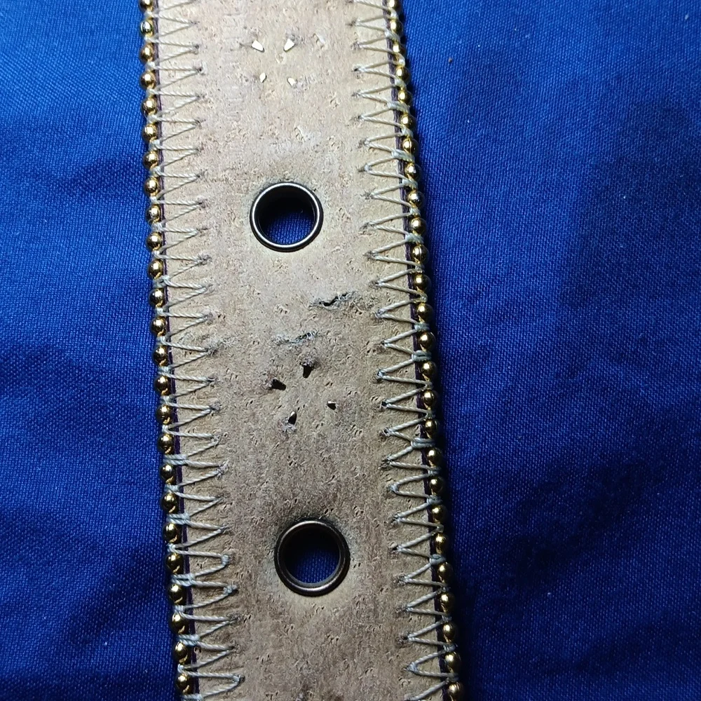 Baby Phat Gold and Purple Chain Belt